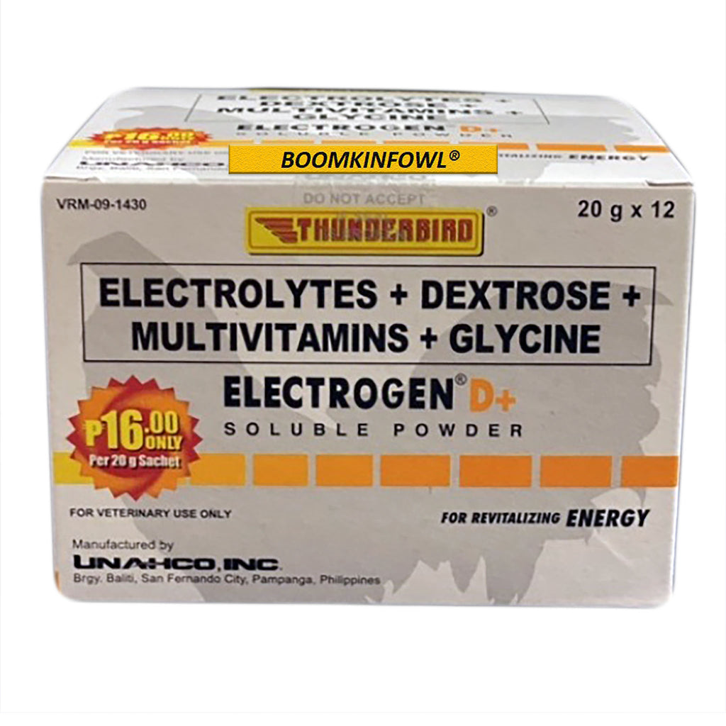Selectrogen Electrogen 20g (12 Sachet) – gamefowlsupplement.com